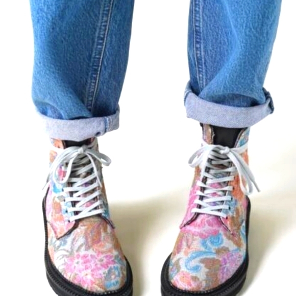 Charlotte Stone | Warren Brocade Boots in Multi Floral - Picture 10 of 11